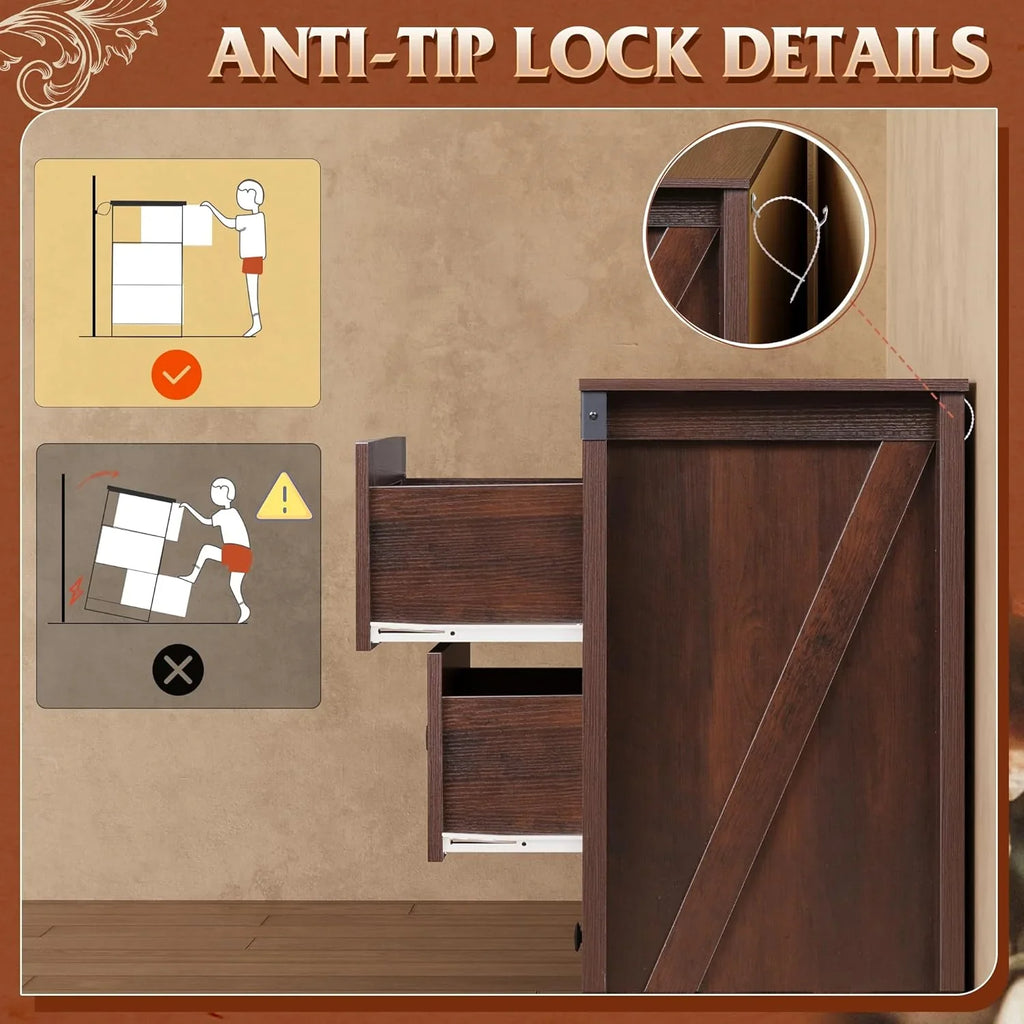 Commode LED à 9 tiroirs pour chambre à coucher, 148 cm de large, organiseur de rangement en bois avec prise électrique