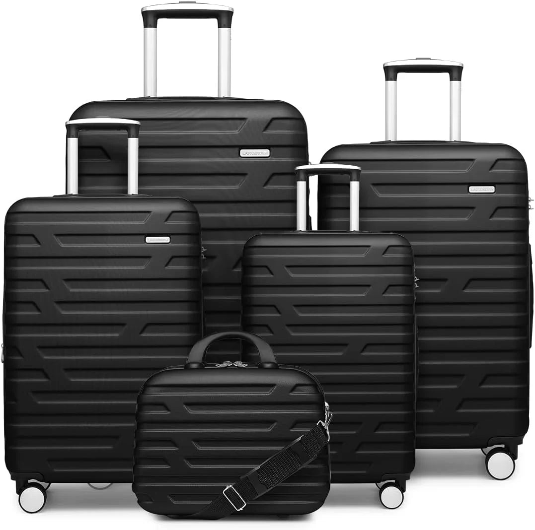 Ensemble de bagages à main légers et extensibles à coque rigide de 6 pièces