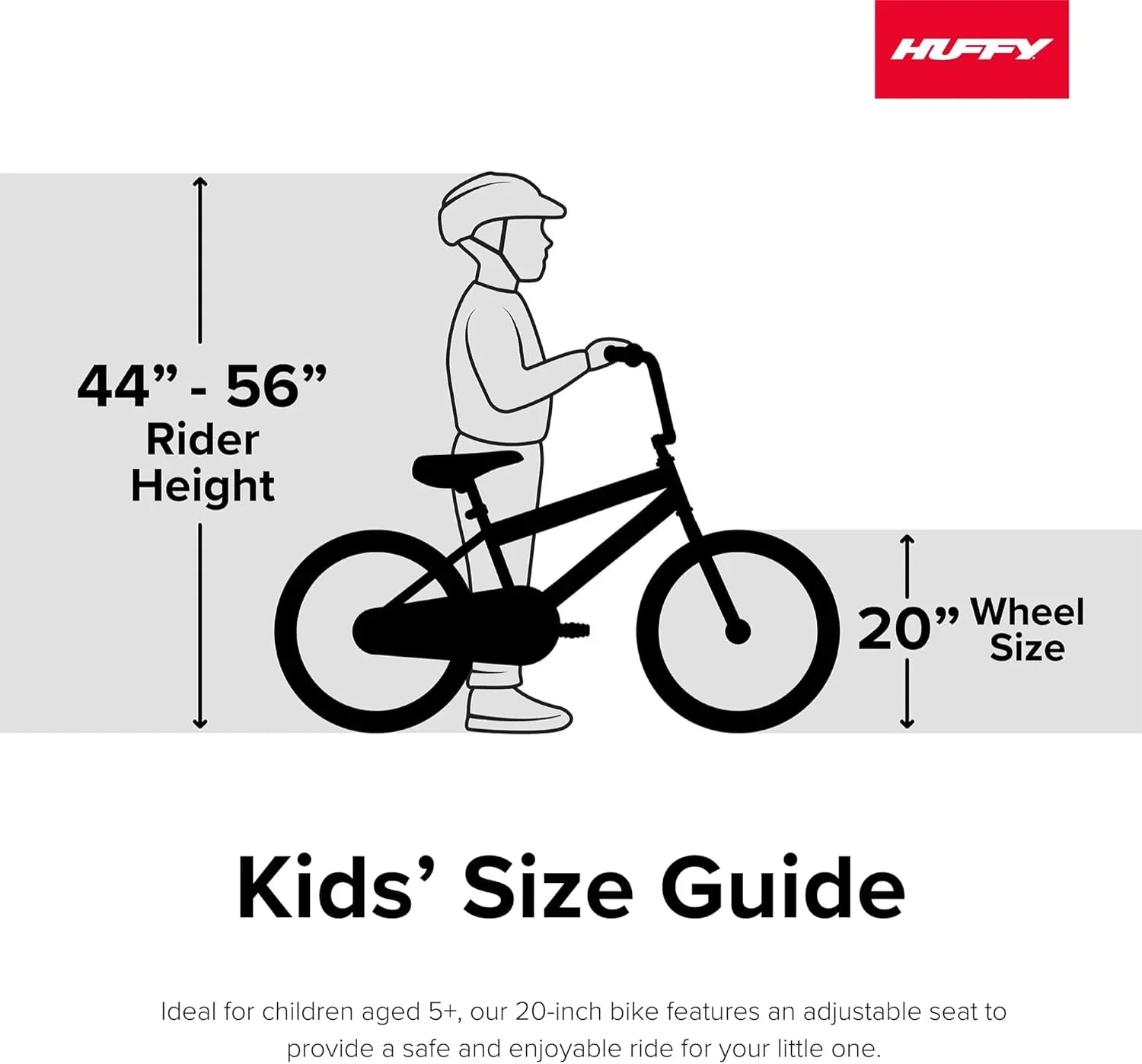 VTT semi-rigide Huffy Stone Mountain, pour garçons/filles/hommes/femmes, tailles 20"/24"/26"