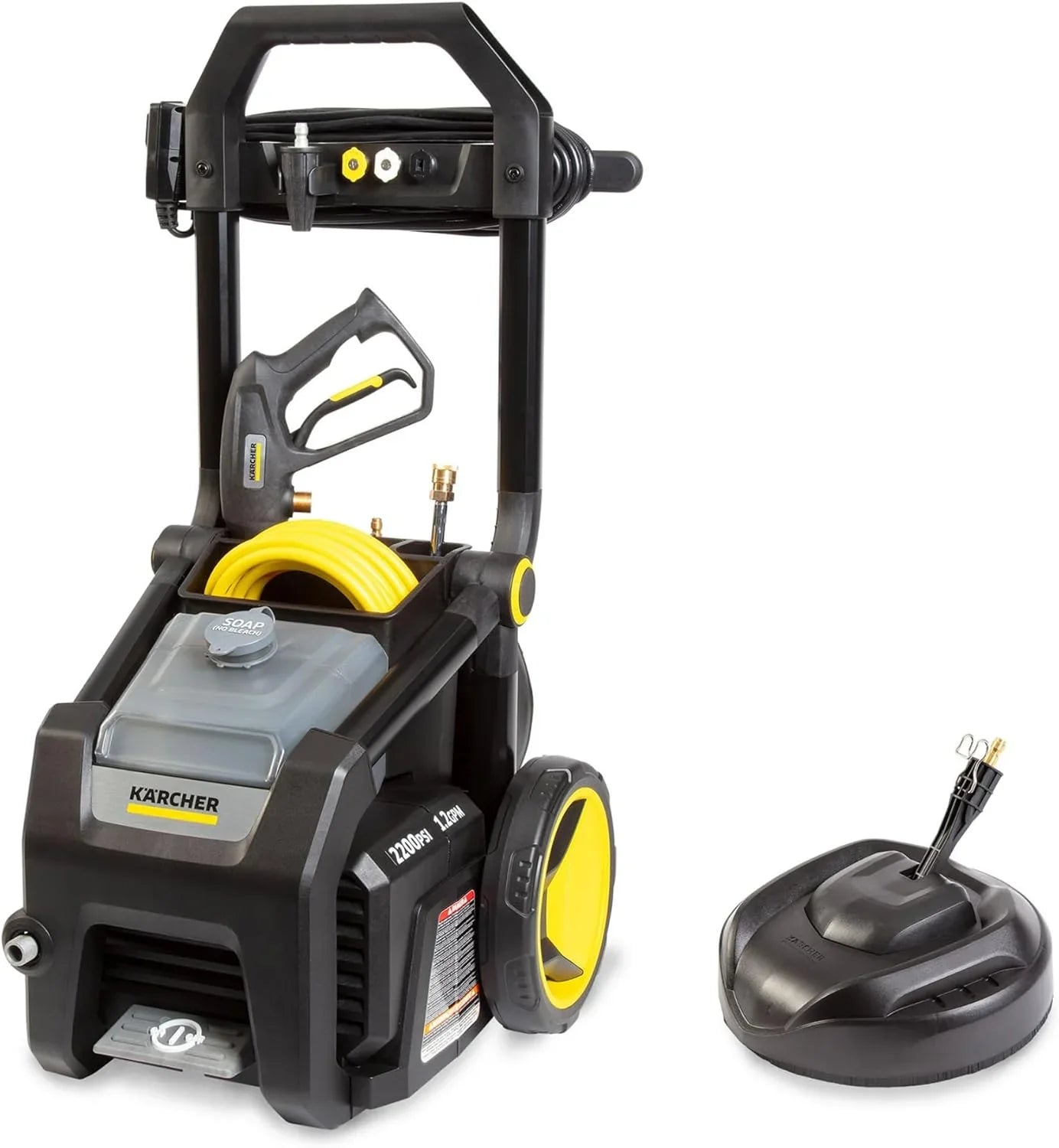 Nettoyeur haute pression Kärcher K1700 3 buses, boîte à détergent