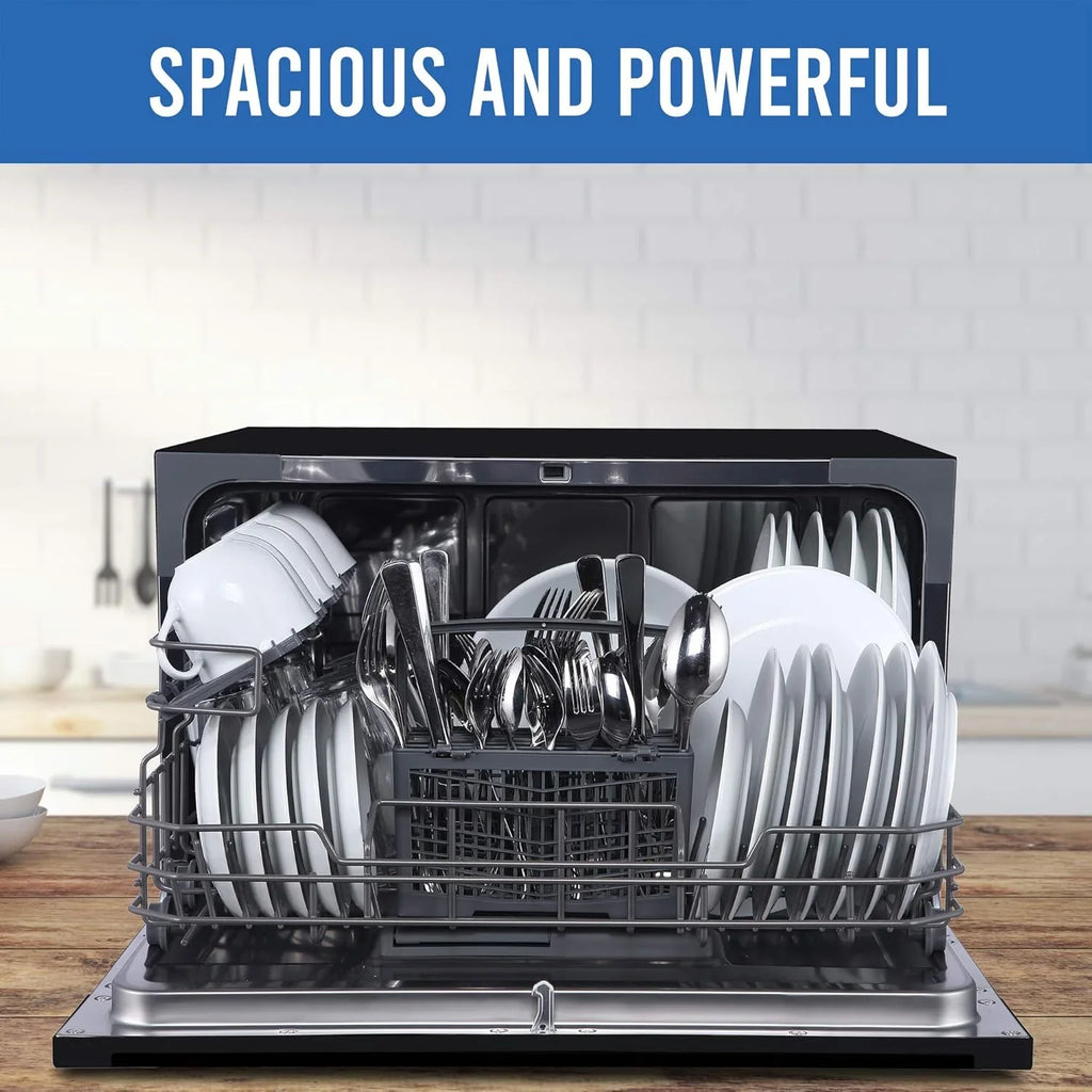 Lave-vaisselle compact Farberware 6 postes - Mini lave-vaisselle de comptoir portable