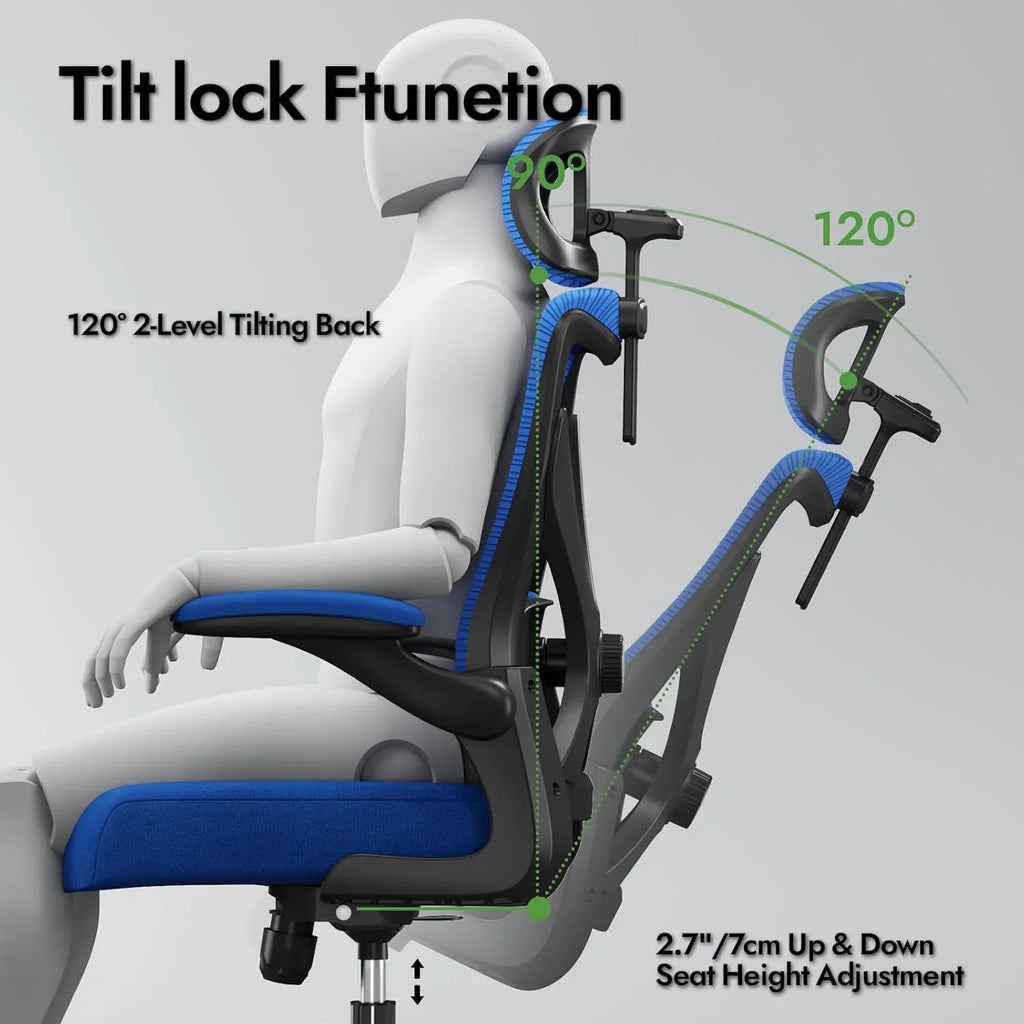 Bureau et chaise d'ordinateur de bureau, chaise de jeu, avec support lombaire et appui-tête