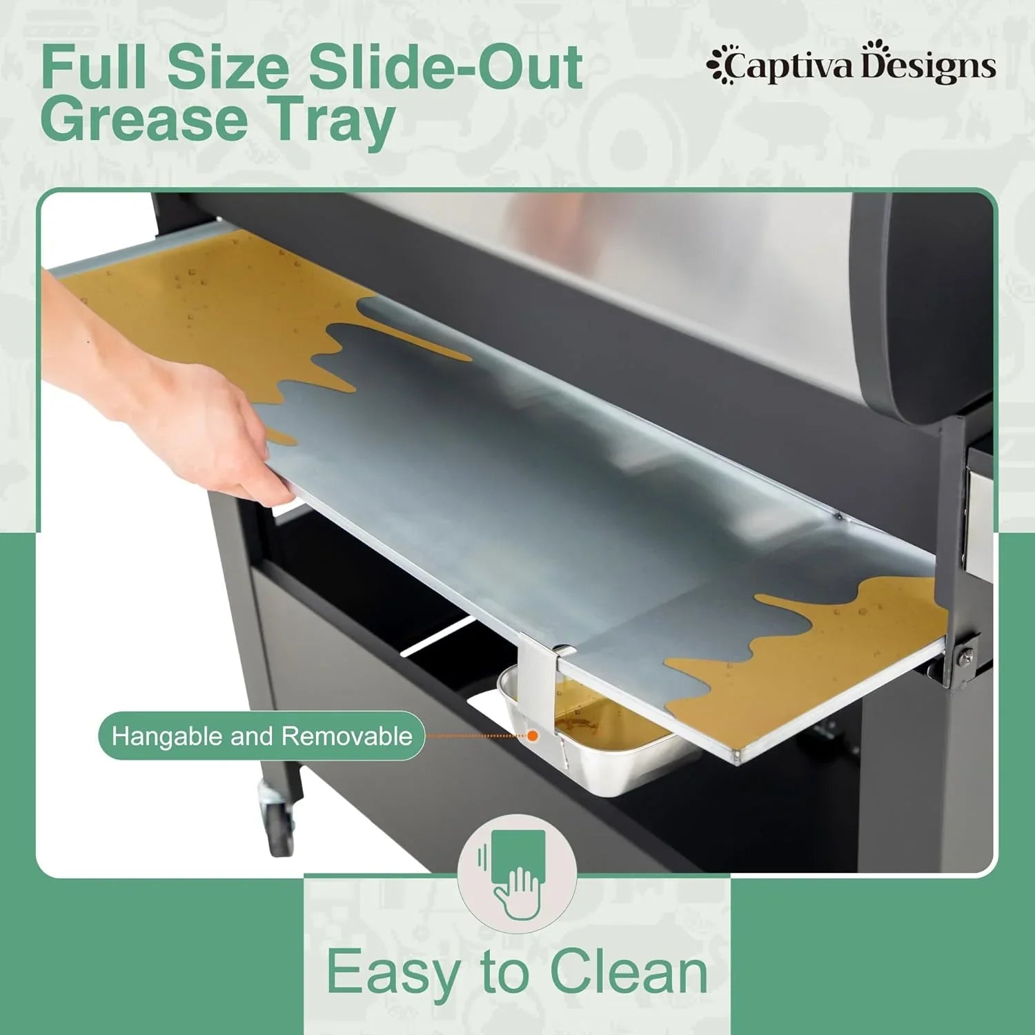 Barbecue au gaz propane à 4 brûleurs Captiva Designs 42 000 BTU