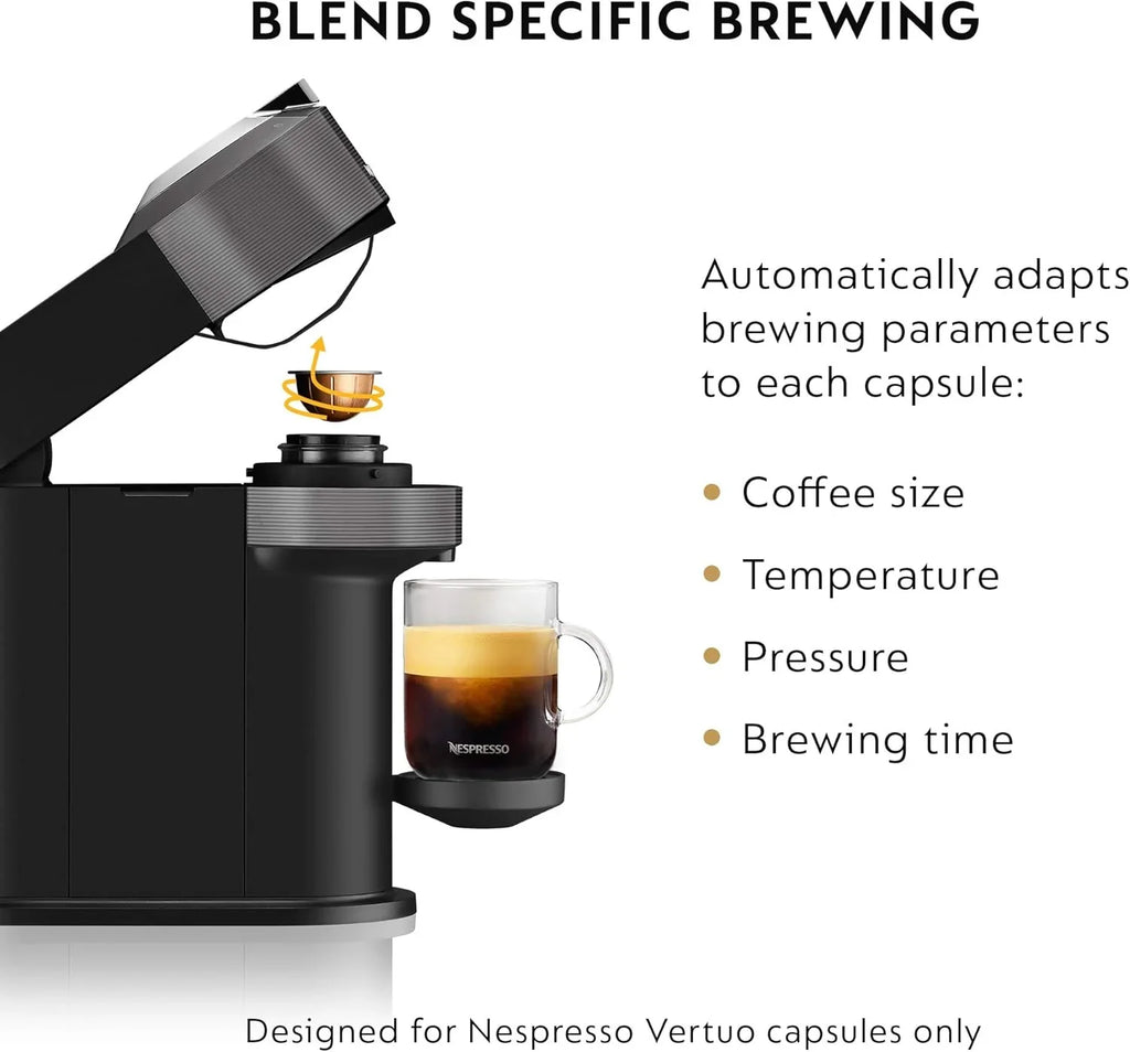 Nespresso Vertuo Next de De’Longhi – Machine à café et expresso blanche