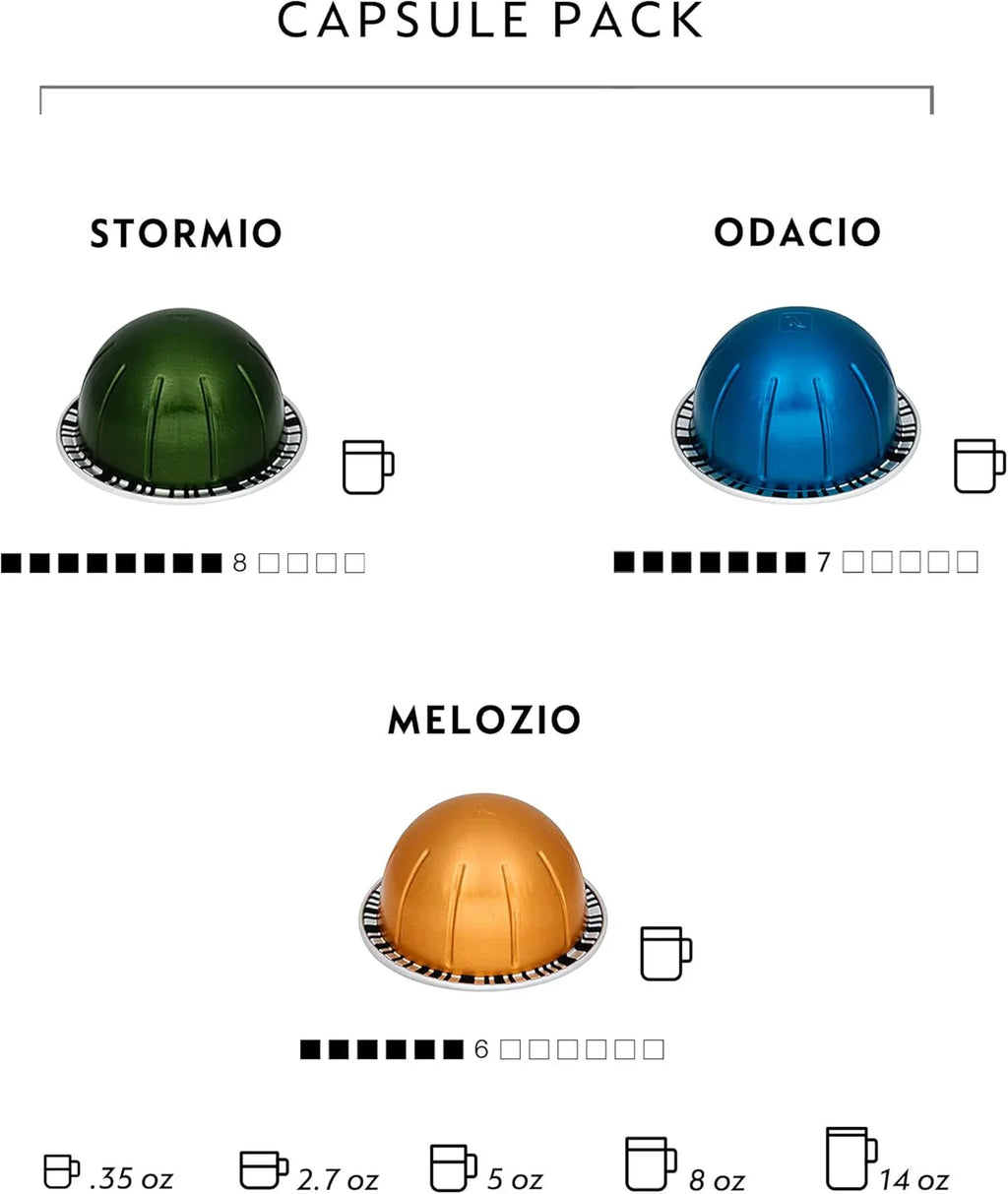 Machines à café et expresso simples Nespresso De'Longhi Vertuo