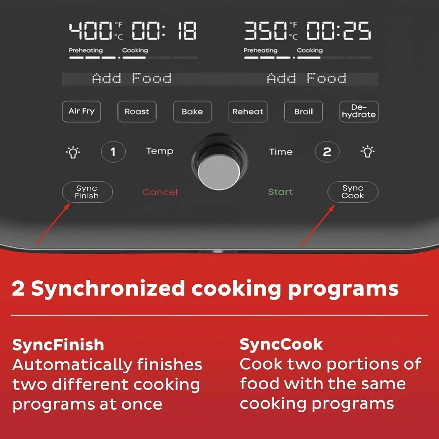 Friteuse à air Instant Pot Vortex Plus 6QT avec technologie d'élimination des odeurs, fonction 6 en 1