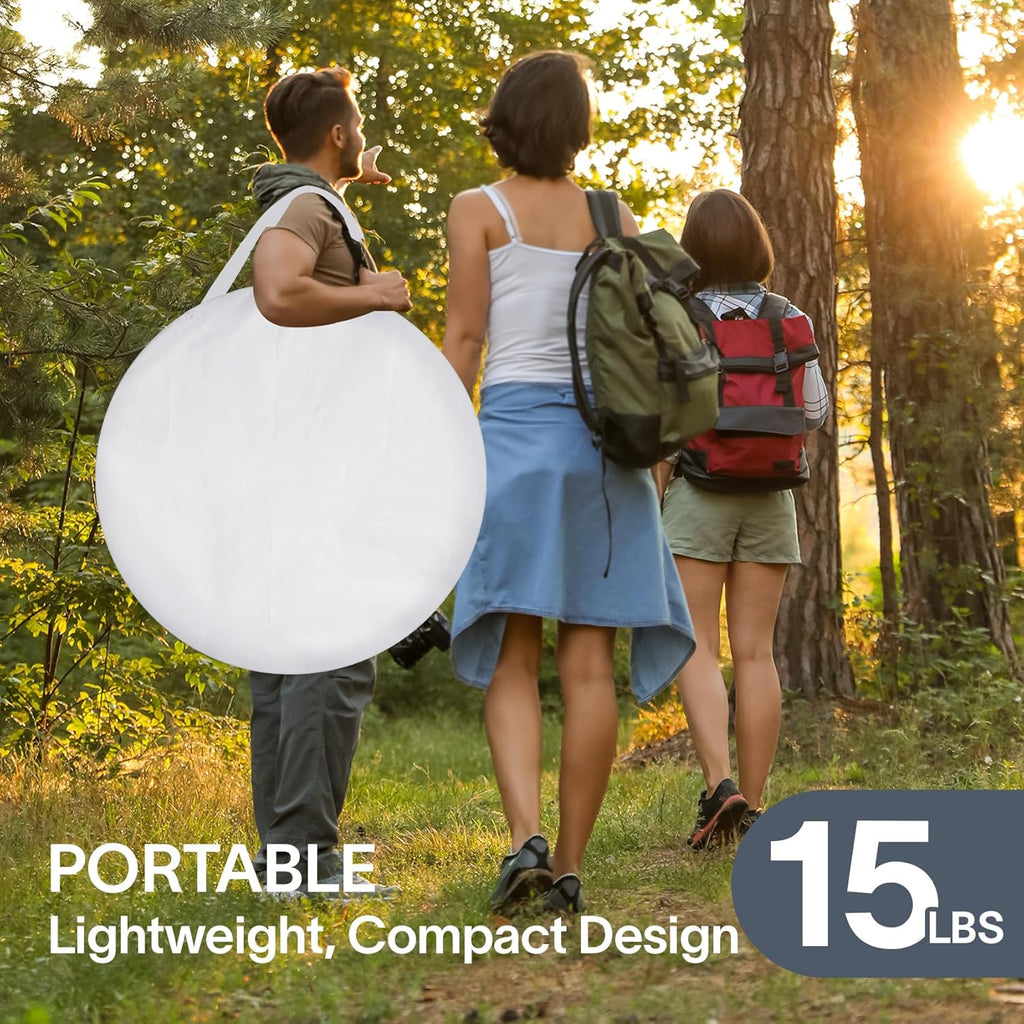 Gazebo à écran, peut accueillir 6 à 10 à 15 personnes Tente à baldaquin de style igloo avec moustiquaire sur les côtés Parfait pour le jardin, la terrasse, l'arrière-cour