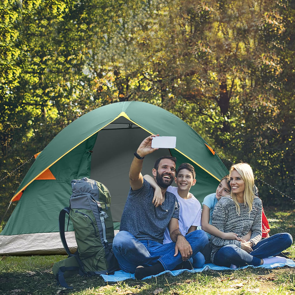 Tente de camping dôme 2/3/4/6 personnes, portable, pour l'extérieur et la randonnée, plage