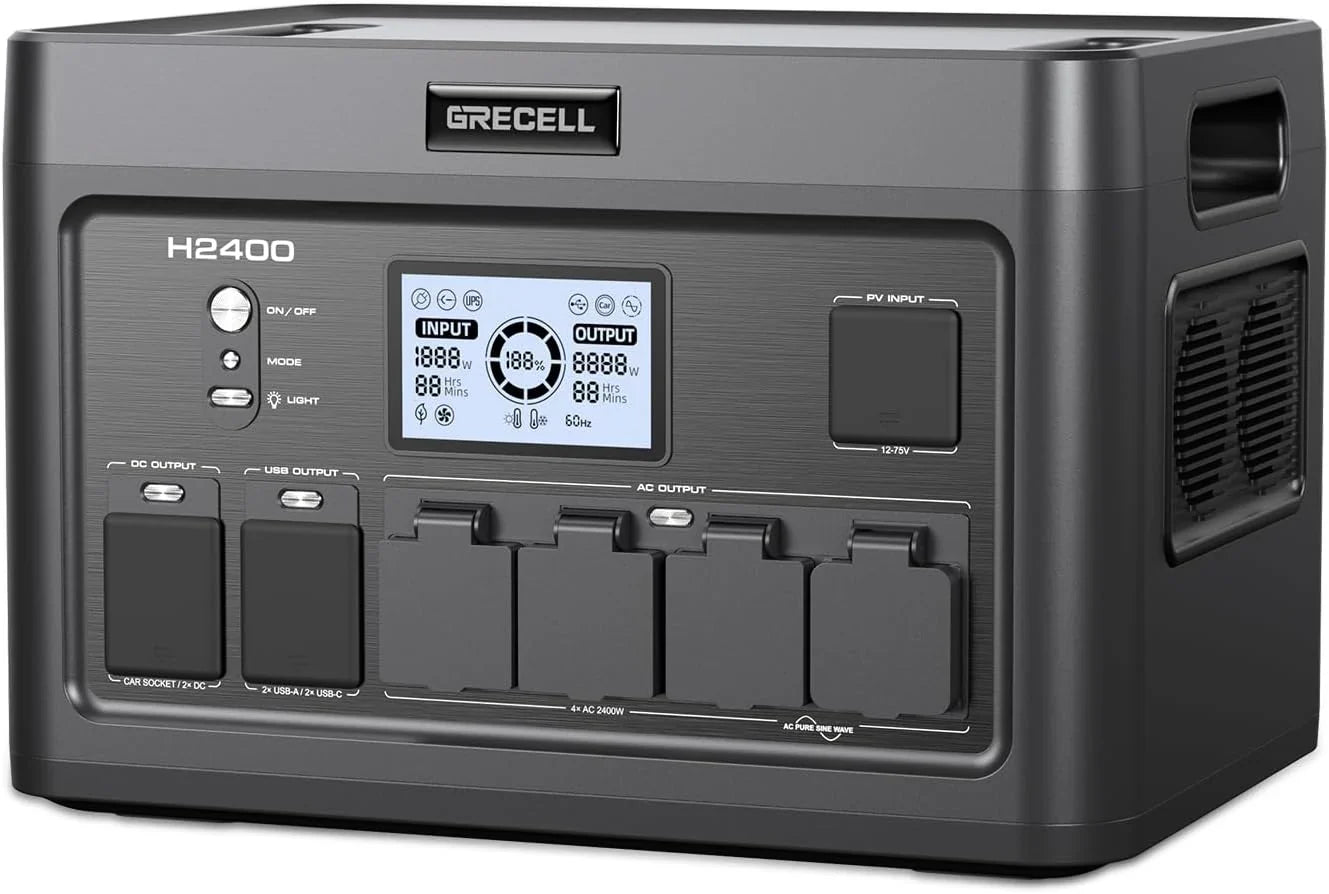 Centrale électrique portable 300 W (600 W en crête), générateur solaire 230,88 Wh avec sortie USB-C PD 60 W