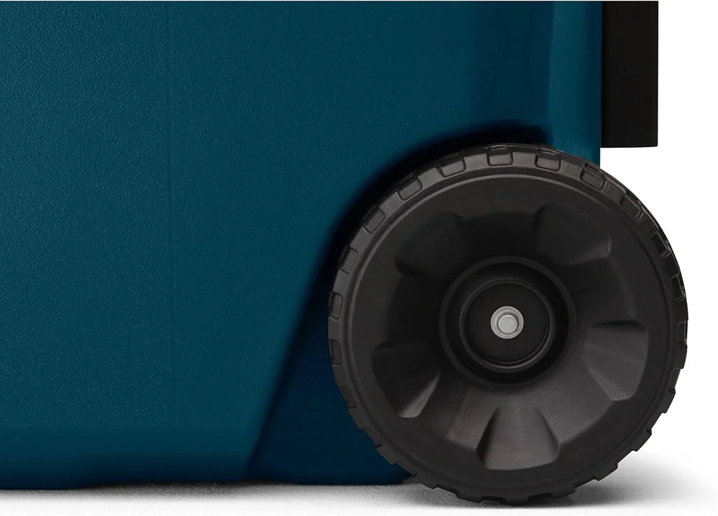 Glacière portable isotherme à roulettes Coleman, glacière rigide d'extérieur étanche, conserve la glace jusqu'à 5 jours, 100 litres