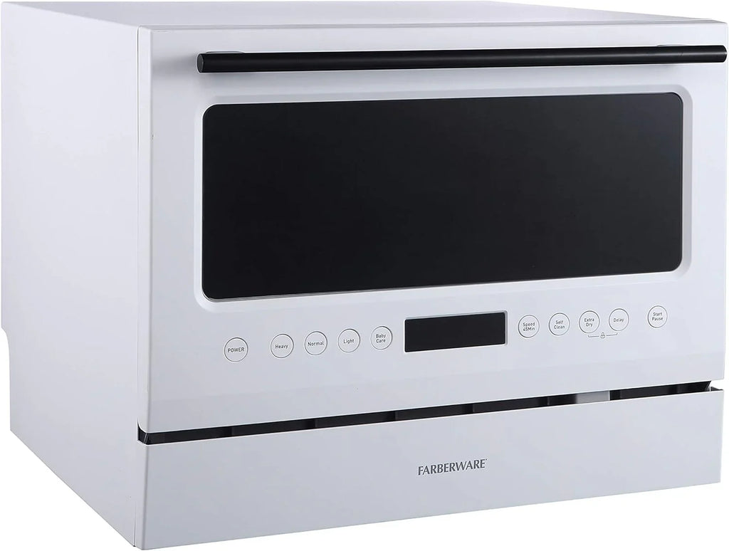 Lave-vaisselle compact Farberware 6 postes - Mini lave-vaisselle de comptoir portable