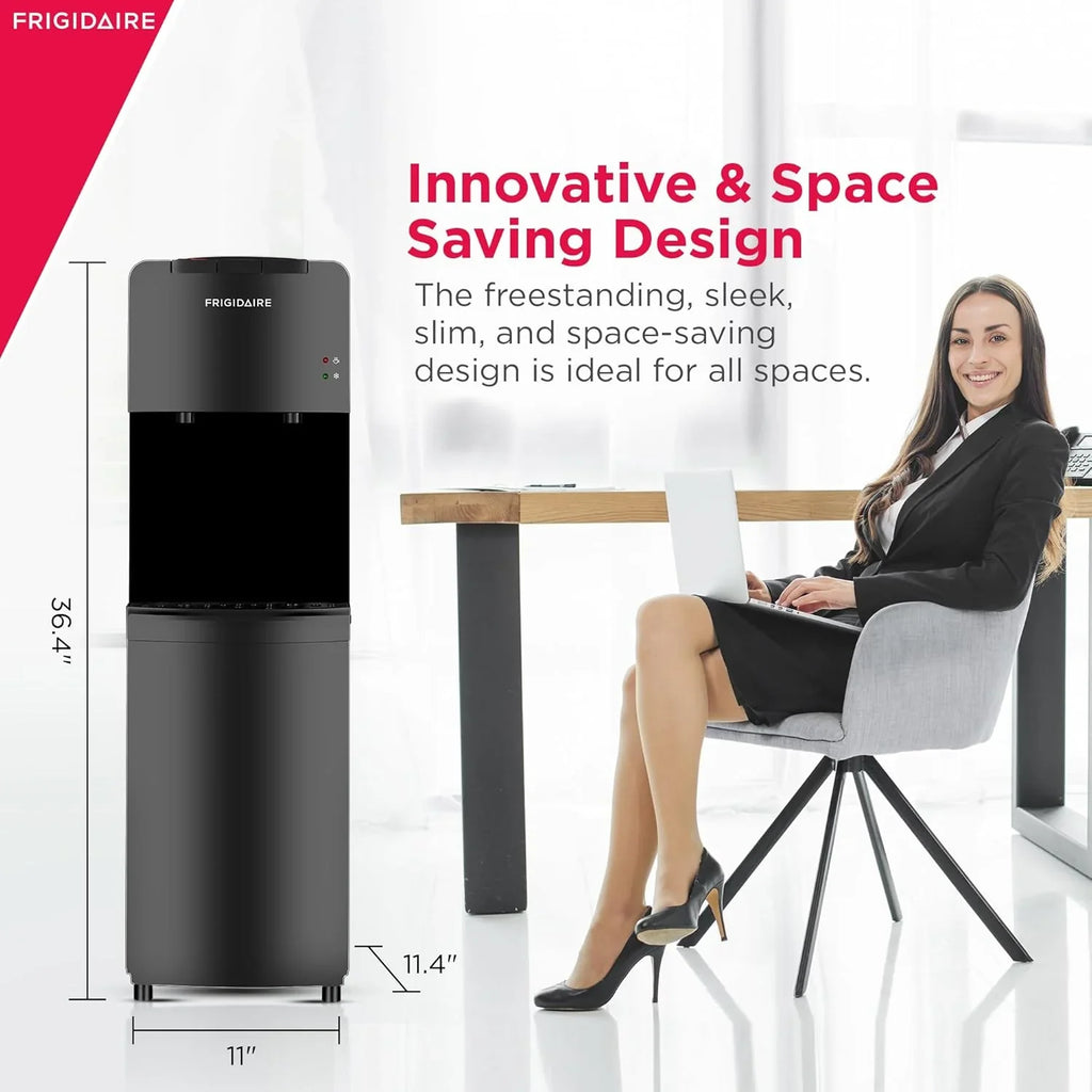 Distributeur d'eau et de glaçons Frigidaire à chargement par le haut - Eau chaude et froide - Verrouillage de sécurité pour enfants