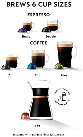 Nespresso Vertuo Next de De’Longhi – Machine à café et expresso blanche