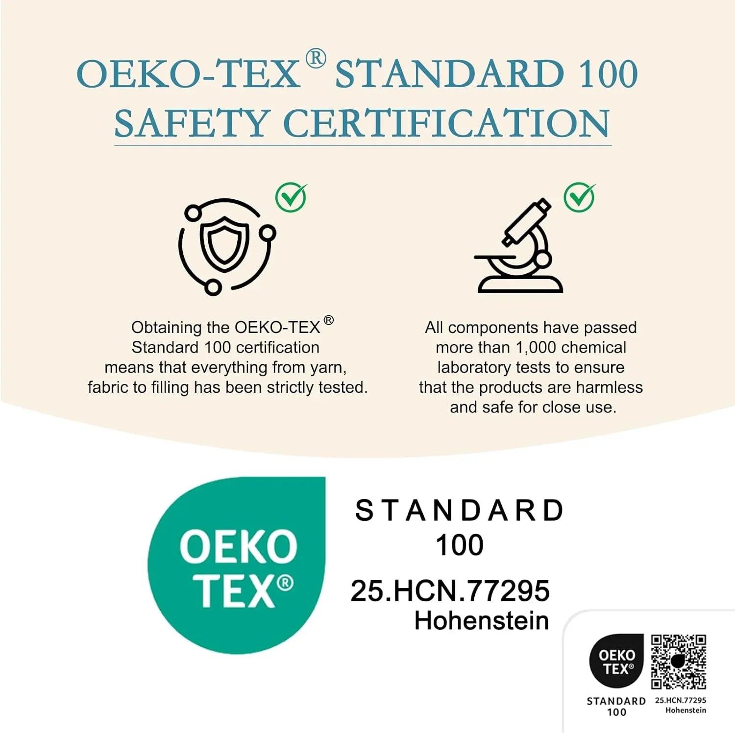 Insert de couette mince et respirant