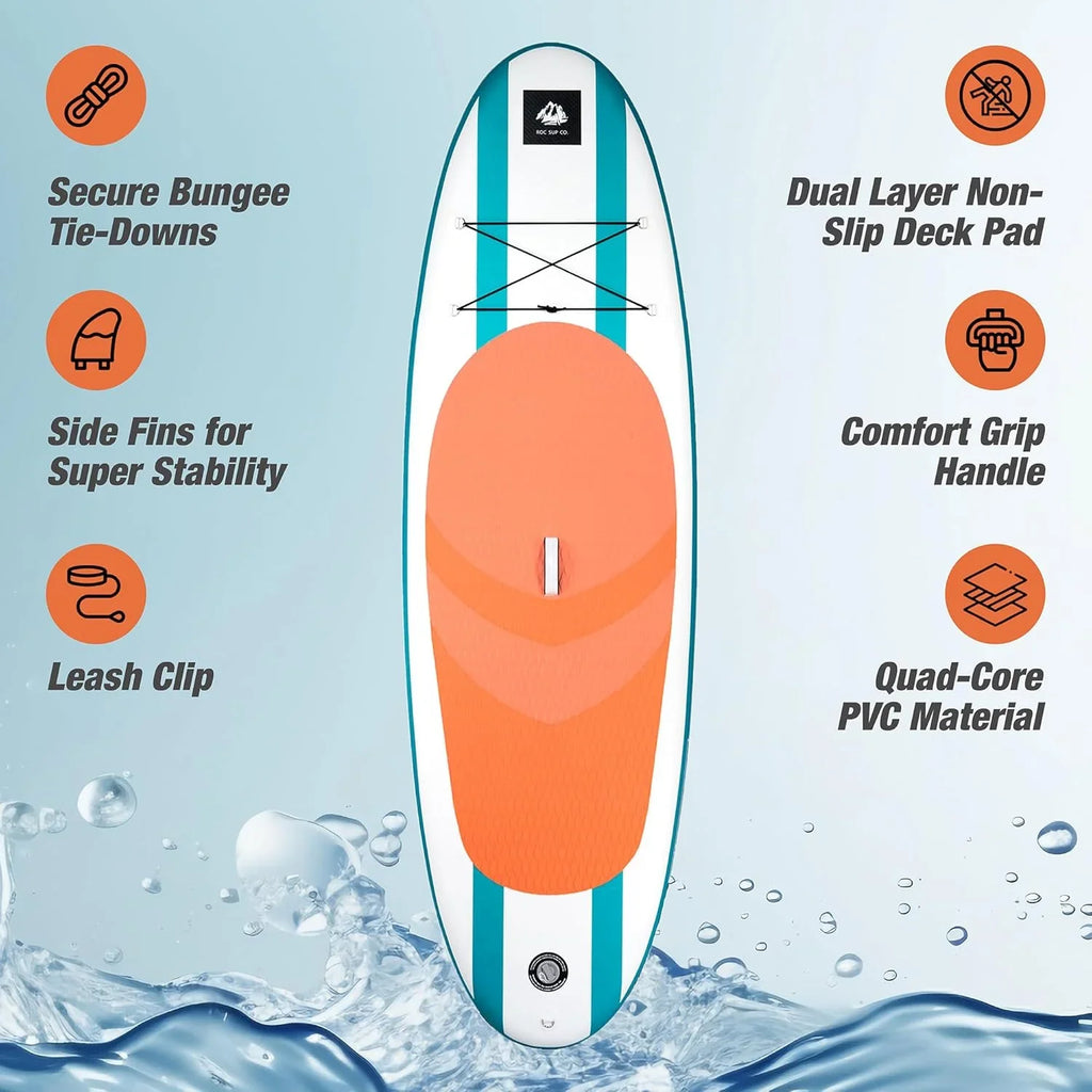 Planche de stand-up paddle gonflable ROC Accessoires de planche de paddle SUP Pont antidérapant confortable