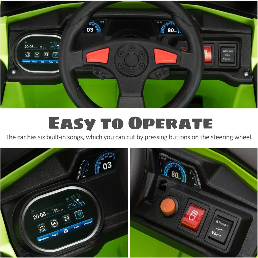 Voiture électrique tout-terrain TOBBI 12 V pour enfants