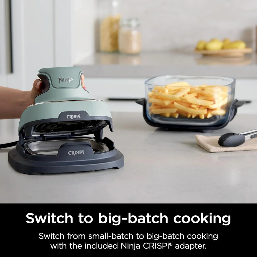 Ninja Crispi Friteuse à air portative en verre 4-en-1