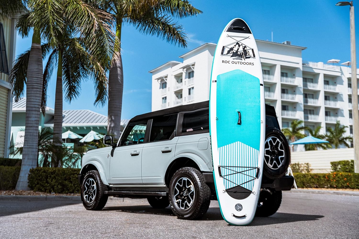 Planche de stand-up paddle gonflable ROC Accessoires de planche de paddle SUP Pont antidérapant confortable