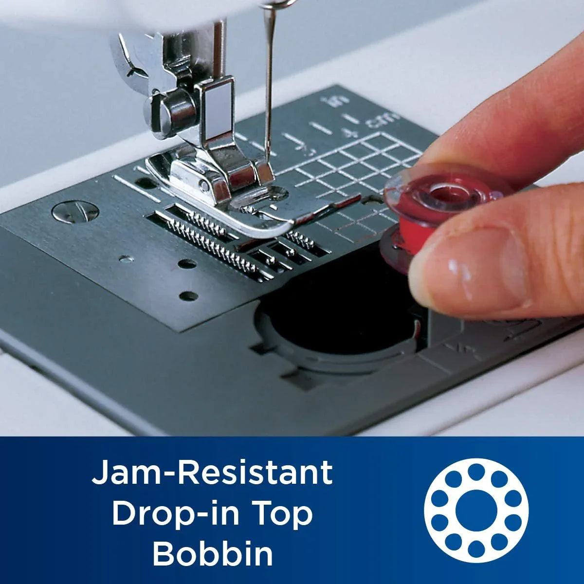 Machine à coudre et à quilter XR3774, 37 points intégrés, 8 pieds de couture inclus