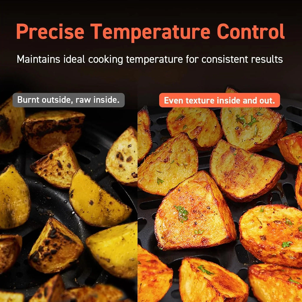 Friteuse à air 9 en 1 COSORI, compacte et grande capacité, 6 pintes, mode turbo rapide, chauffage précis de 90 à 450 °F