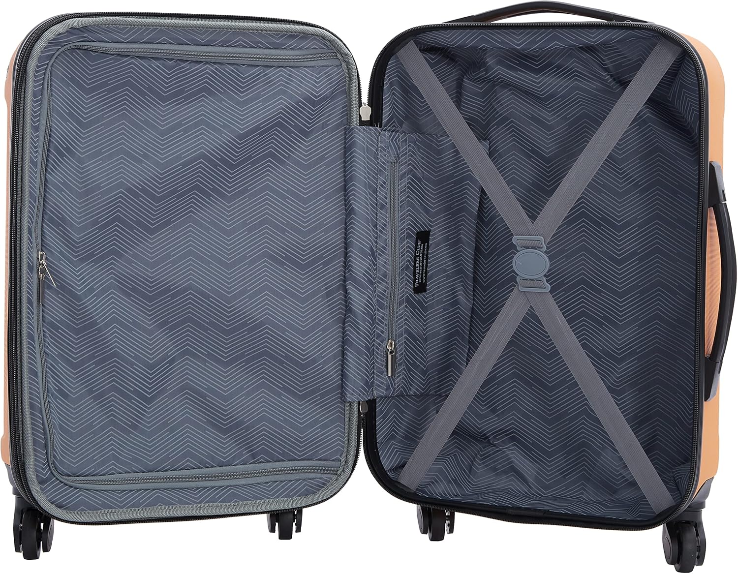 Valises de voyage rigides, lilas, lot de 4