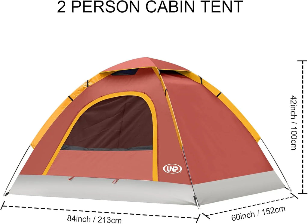 Tente de camping dôme 2/3/4/6 personnes, portable, pour l'extérieur et la randonnée, plage