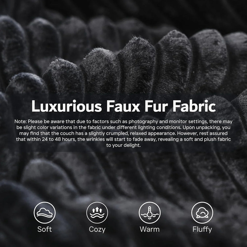 Canapé Ovios 104" Cloud Section Fauteuil en L, canapé modulaire moderne