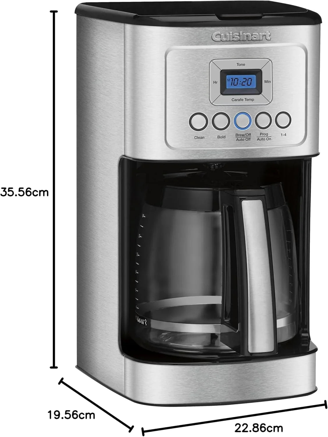 Cafetière Cuisinart DCC-3200P1 entièrement automatique avec contrôle de la force d'infusion