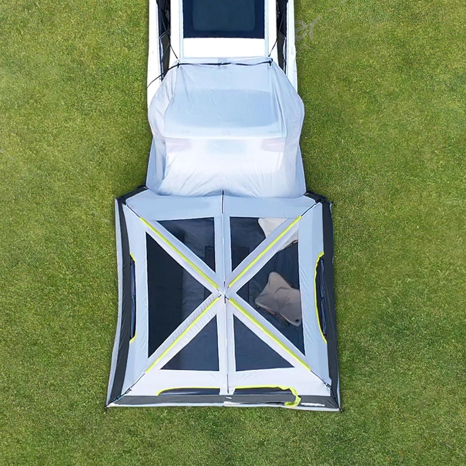 Tente SUV pour camping, tente hayon SUV 6 personnes - Installation facile avec double toit