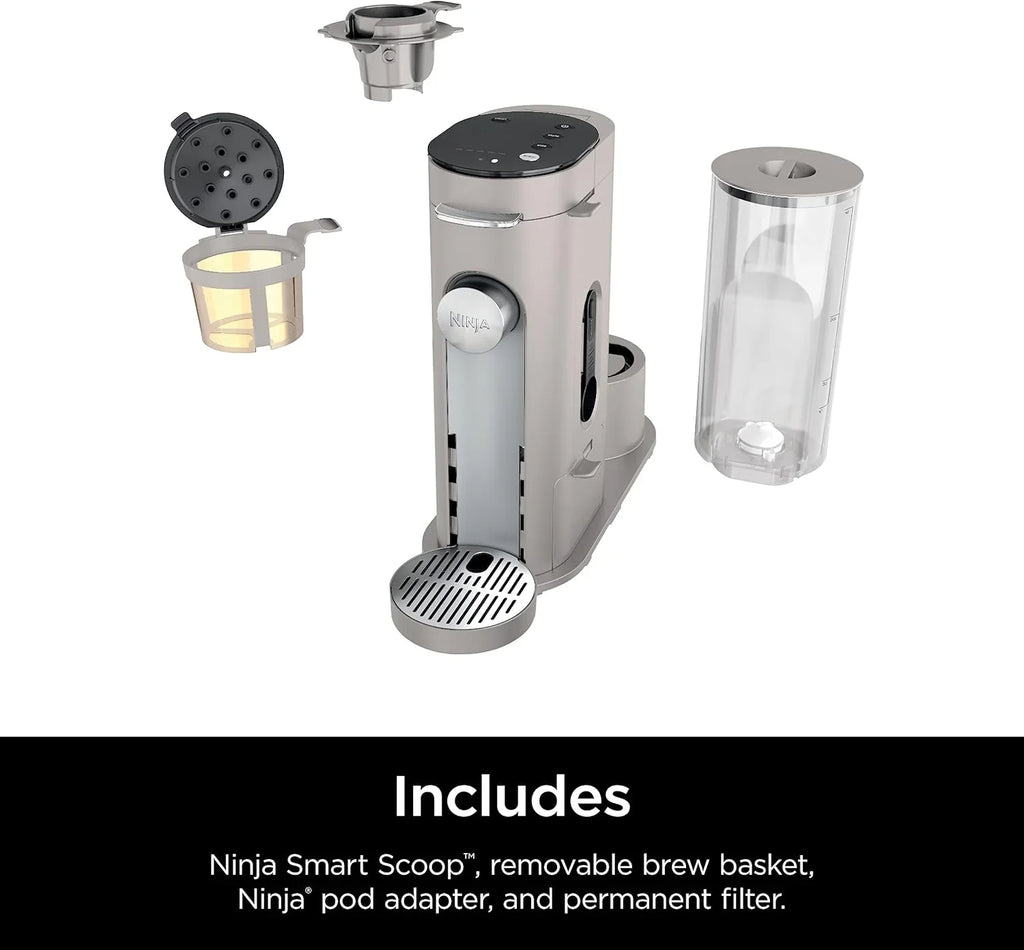 Cafetière mono-tasse Ninja Pods & Grounds, compatible avec les dosettes de café K-Cup
