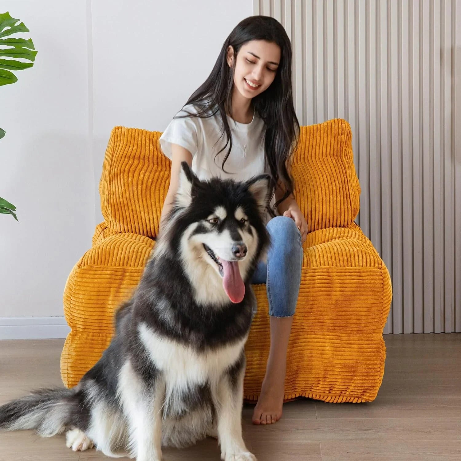 Canapé-lit pliant MAXYOYO, fauteuil convertible avec oreiller, matelas pliable avec support dorsal, fauteuil-lit pliant portable