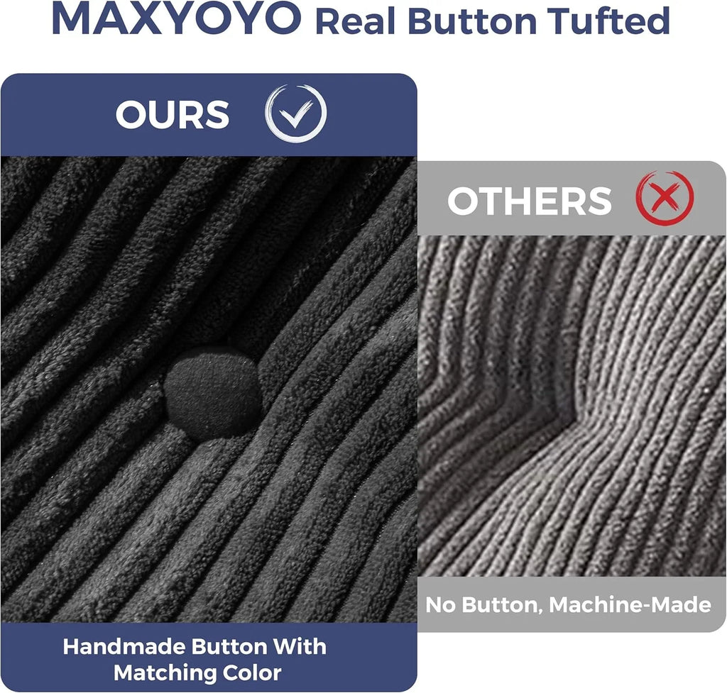 Canapé-lit pliant MAXYOYO, fauteuil convertible avec oreiller, matelas pliable avec support dorsal, fauteuil-lit pliant portable