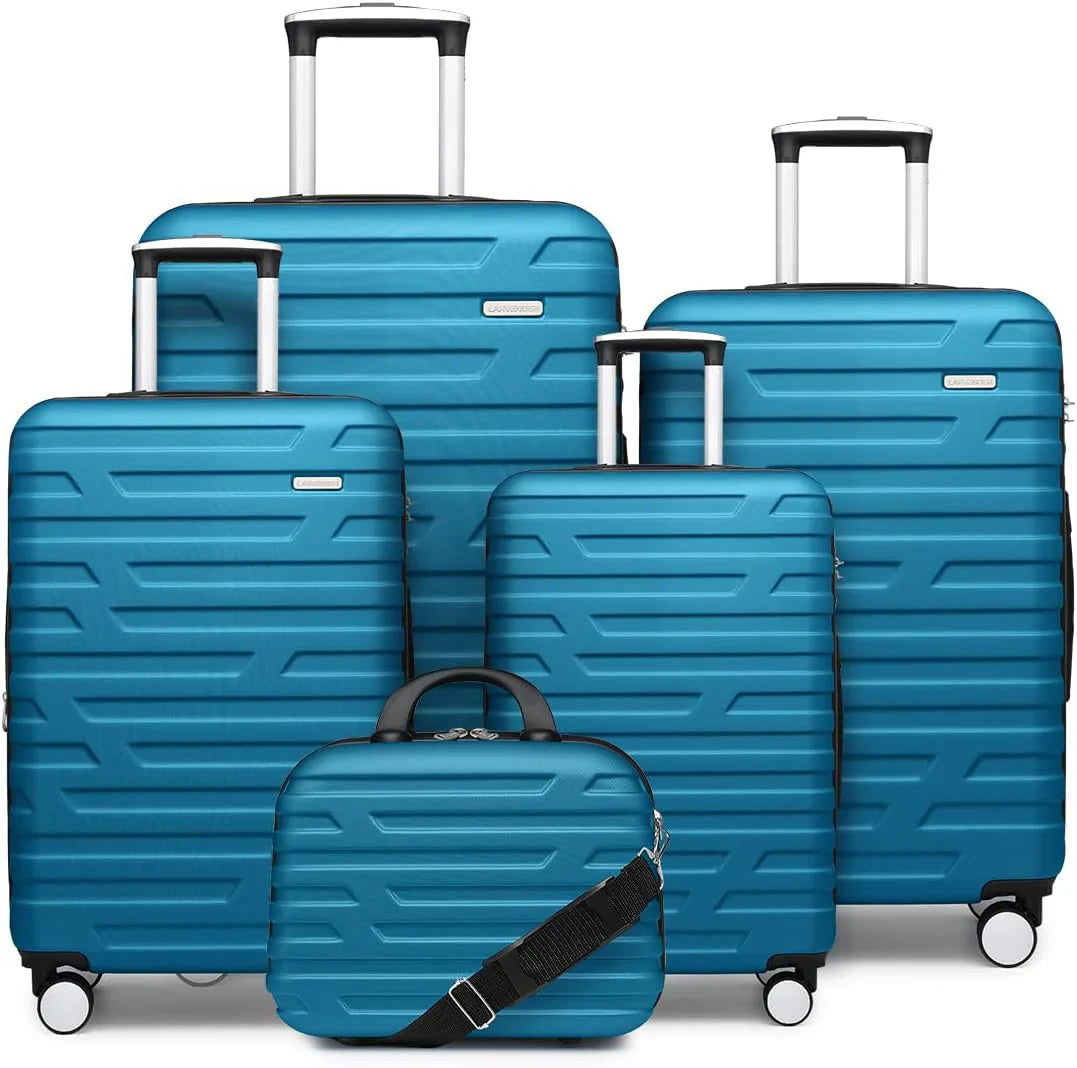 Ensemble de bagages à main légers et extensibles à coque rigide de 6 pièces