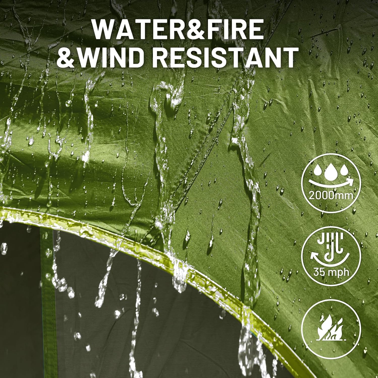 Tente SUV Timber Ridge 5 à 9 personnes avec porche et auvent pour camping familial