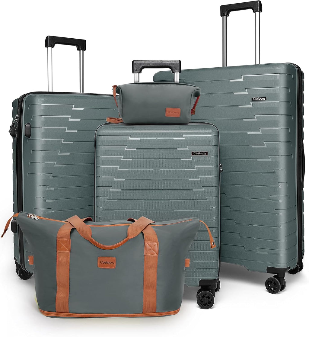 Ensemble de 5 bagages à roulettes, valise rigide en ABS avec roulettes pivotantes