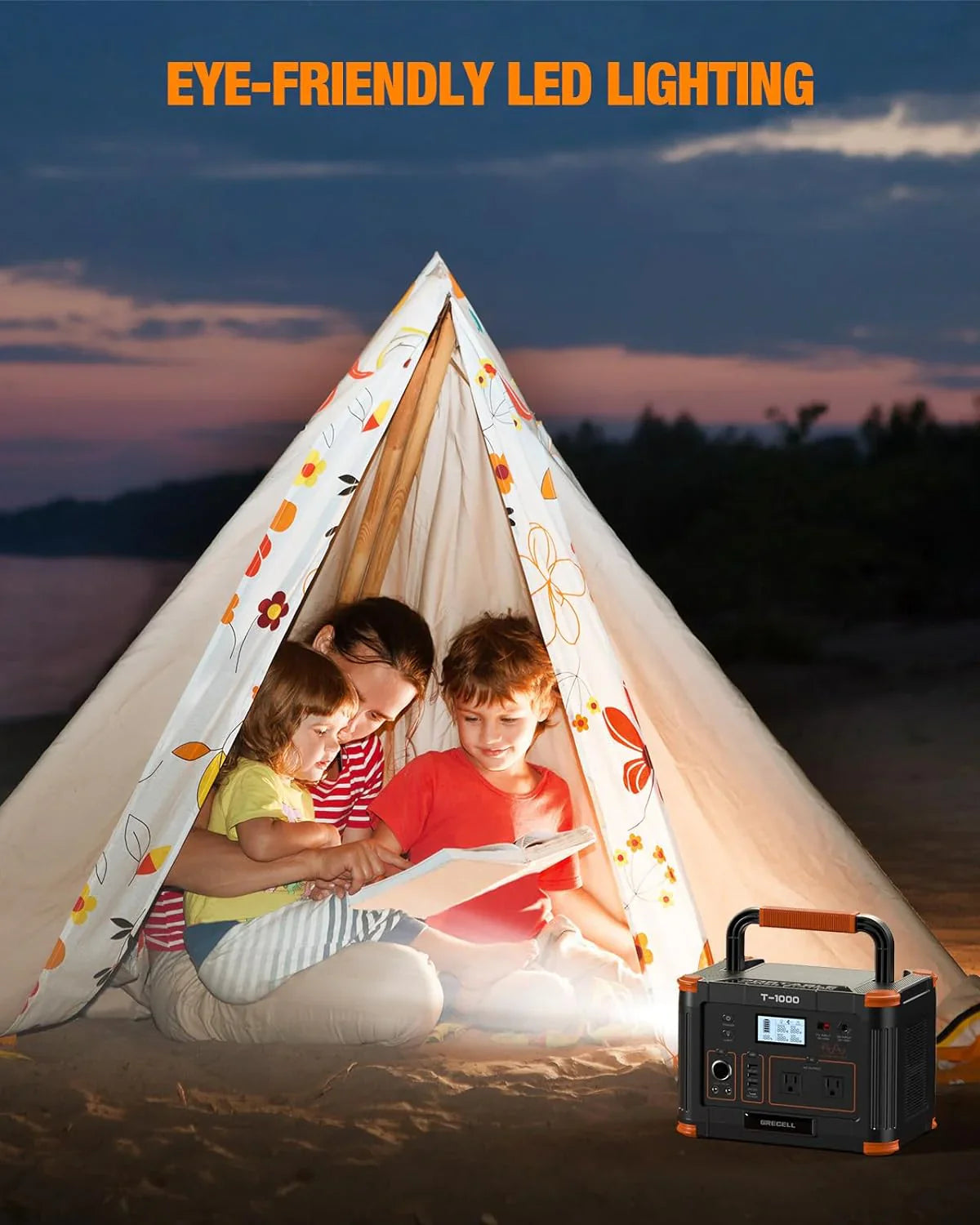 Centrale électrique portable 300 W (600 W en crête), générateur solaire 230,88 Wh avec sortie USB-C PD 60 W