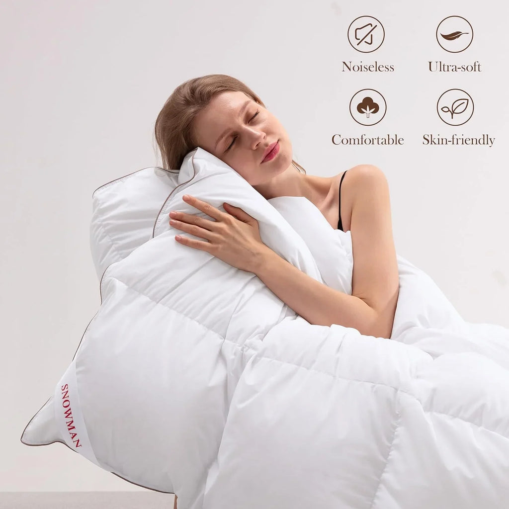 Couette en duvet de qualité supérieure avec design à cloisons 3D