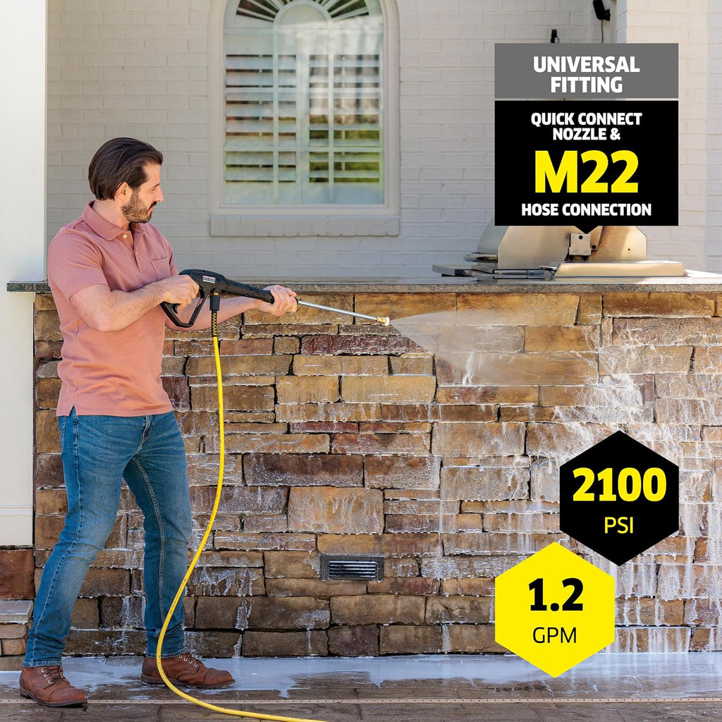 Nettoyeur haute pression Kärcher K1700 3 buses, boîte à détergent