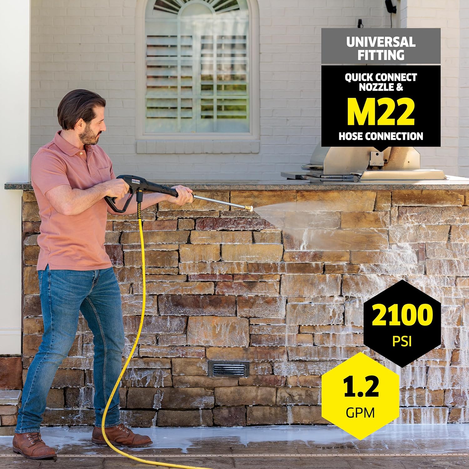 Nettoyeur haute pression Kärcher K1700 3 buses, boîte à détergent