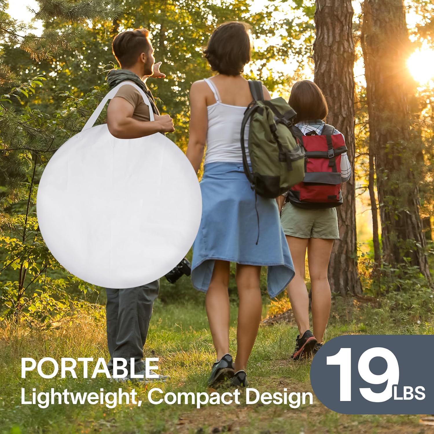 Gazebo à écran, peut accueillir 6 à 10 à 15 personnes Tente à baldaquin de style igloo avec moustiquaire sur les côtés Parfait pour le jardin, la terrasse, l'arrière-cour