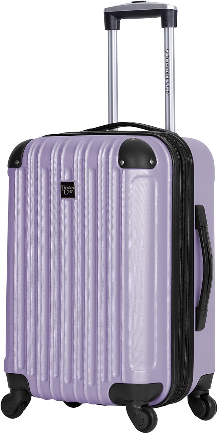 Valises de voyage rigides, lilas, lot de 4