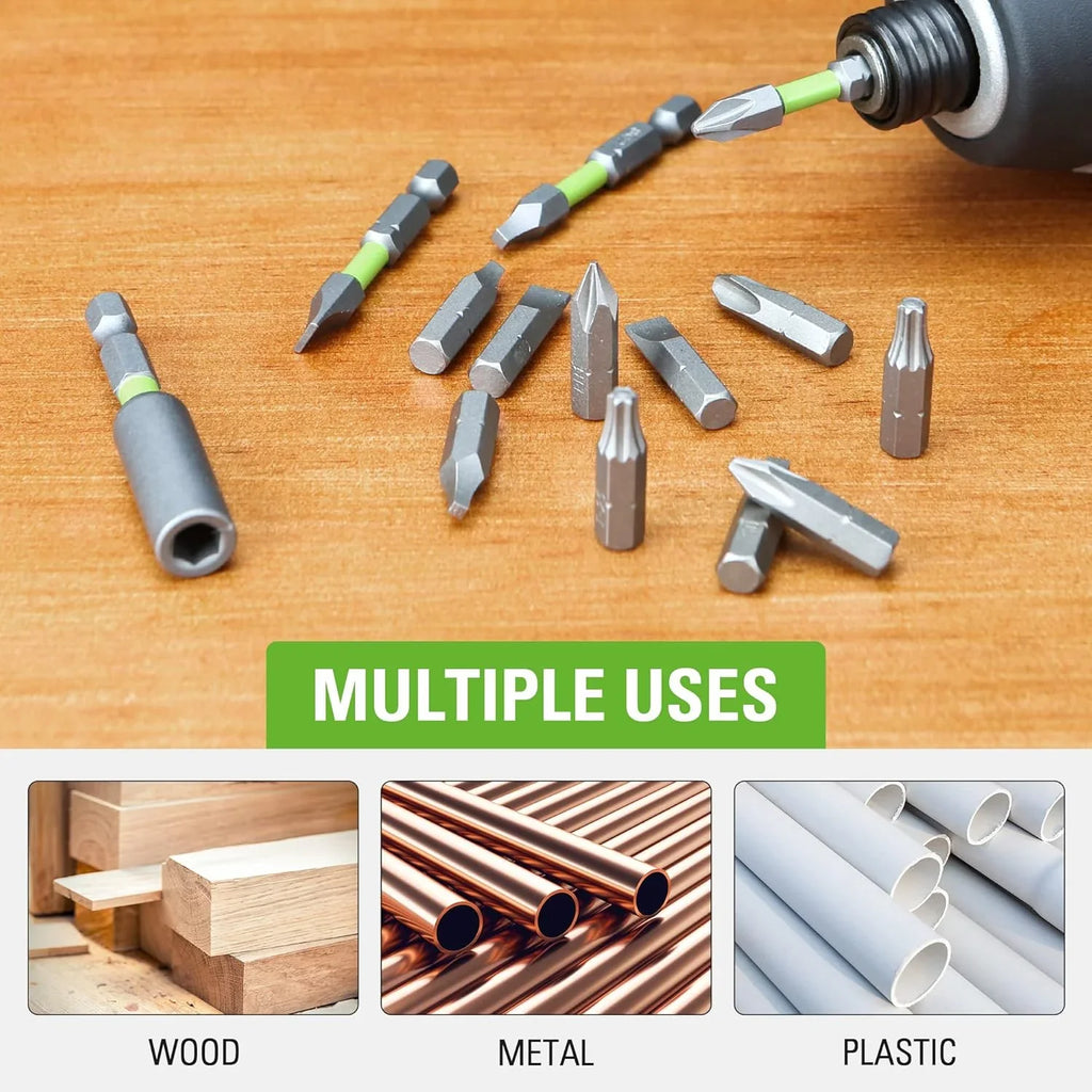 Perceuse-visseuse à percussion sans fil 24 V, kit combiné d'outils électriques