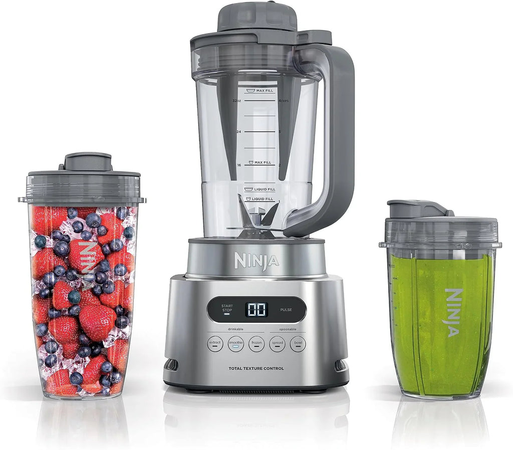Ninja SS151 Twisti Blender Duo, extracteur de nutriments pour smoothies haute vitesse 1600 WP