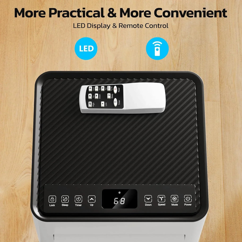 Climatiseurs portables ZAFRO 8 000 BTU, 4 modes, refroidissement rapide, économie d'énergie, télécommande, autonomie 24 h