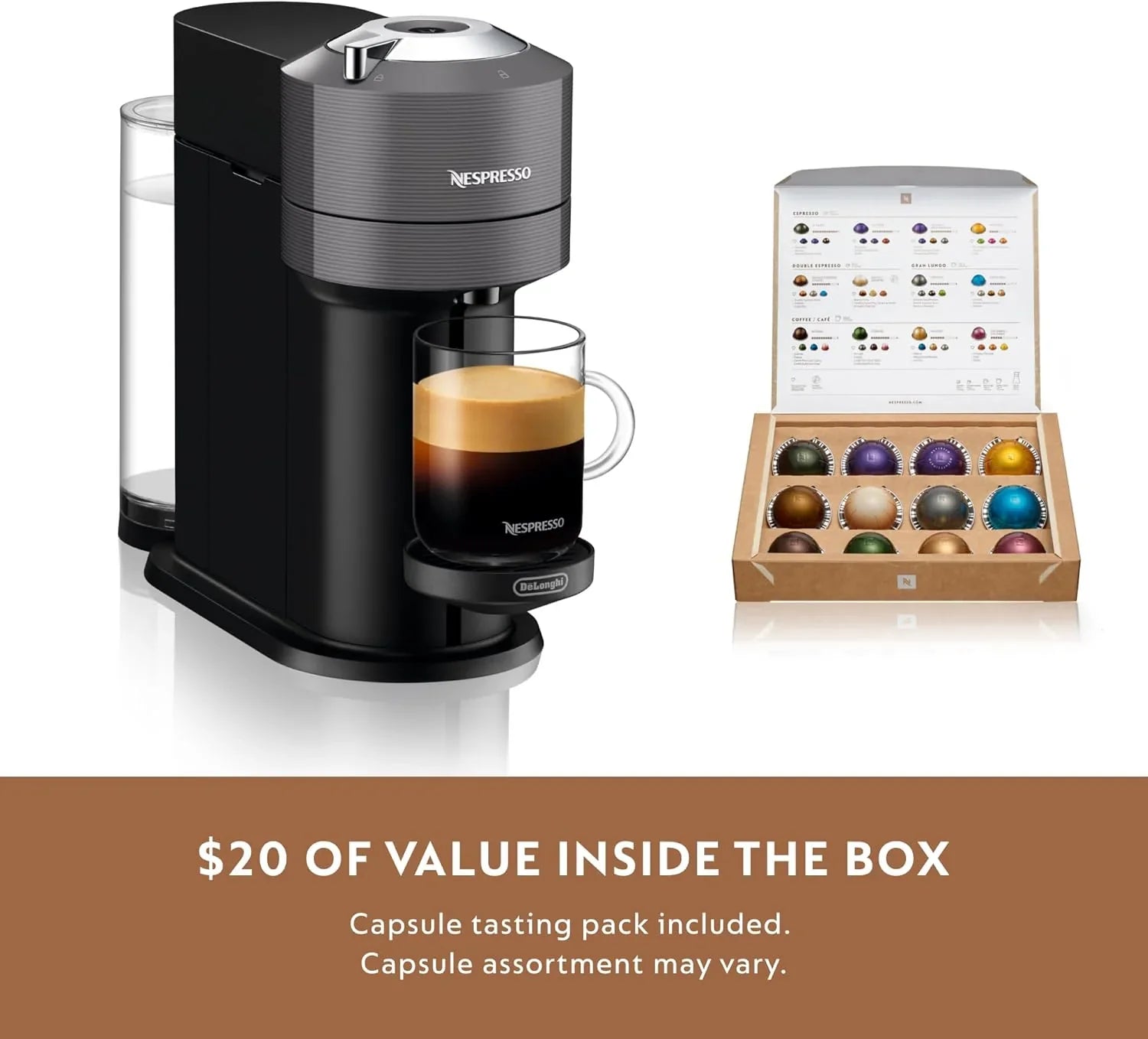 Nespresso Vertuo Next de De’Longhi – Machine à café et expresso blanche