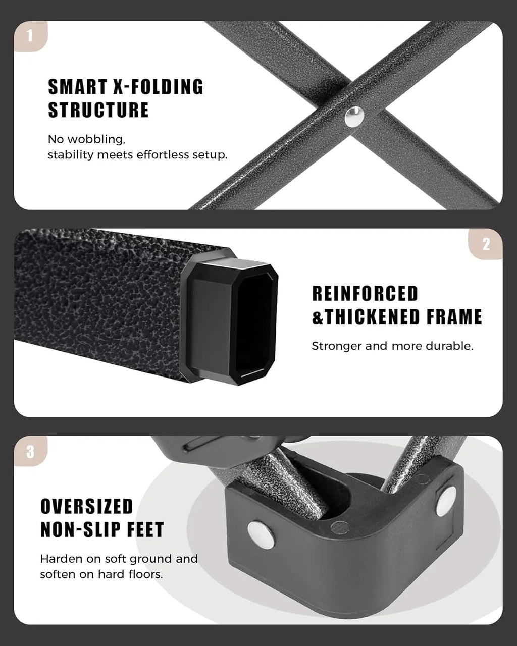 Chaise papillon, chaise de camping extra large, épaisse et confortable, chaise pliante portable, siège robuste de 400 lb