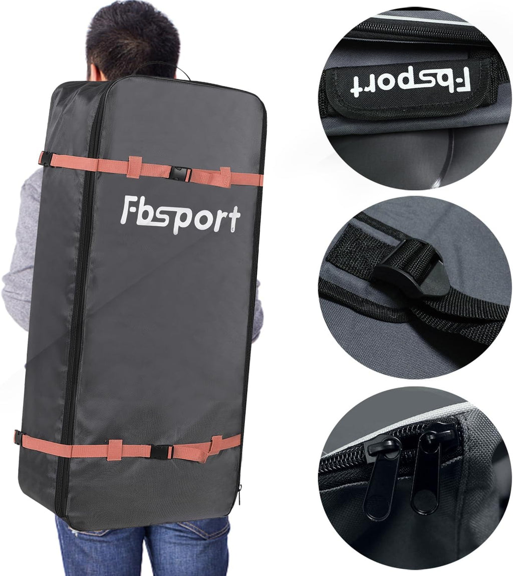 Planche de stand up paddle FBSPORT Premium 11', planche de yoga, contrôle du surf, pont antidérapant, attache, pagaie et pompe