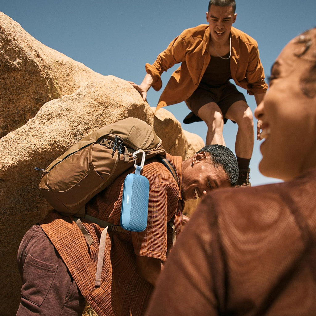 Enceinte Bluetooth portable Bose SoundLink Flex (2e génération), enceinte d'extérieur portable avec audio Hi-Fi, jusqu'à 12 heures d'autonomie, étanche à l'eau et à la poussière