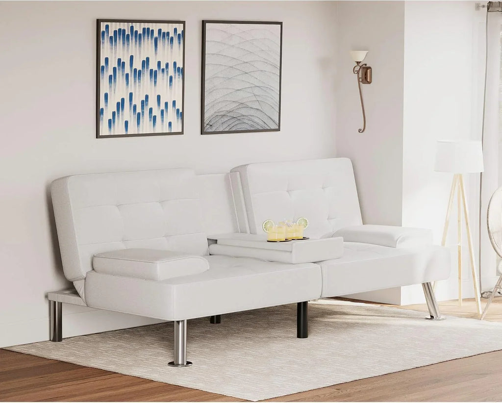 Canapé-lit futon Flamaker Ensemble futon pliant moderne Chaise longue convertible