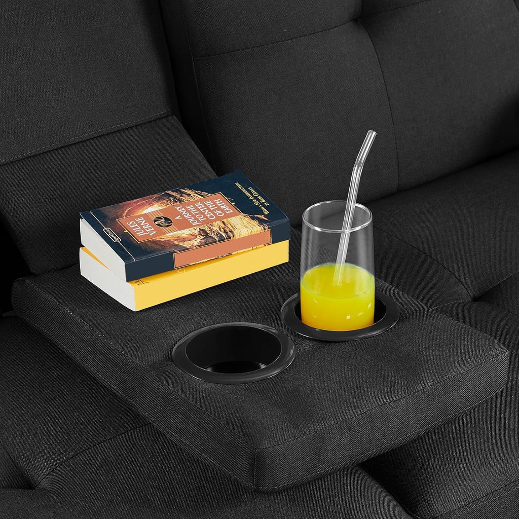 Canapé-lit convertible moderne en similicuir pour la maison, inclinable, double, pliable, pour invités